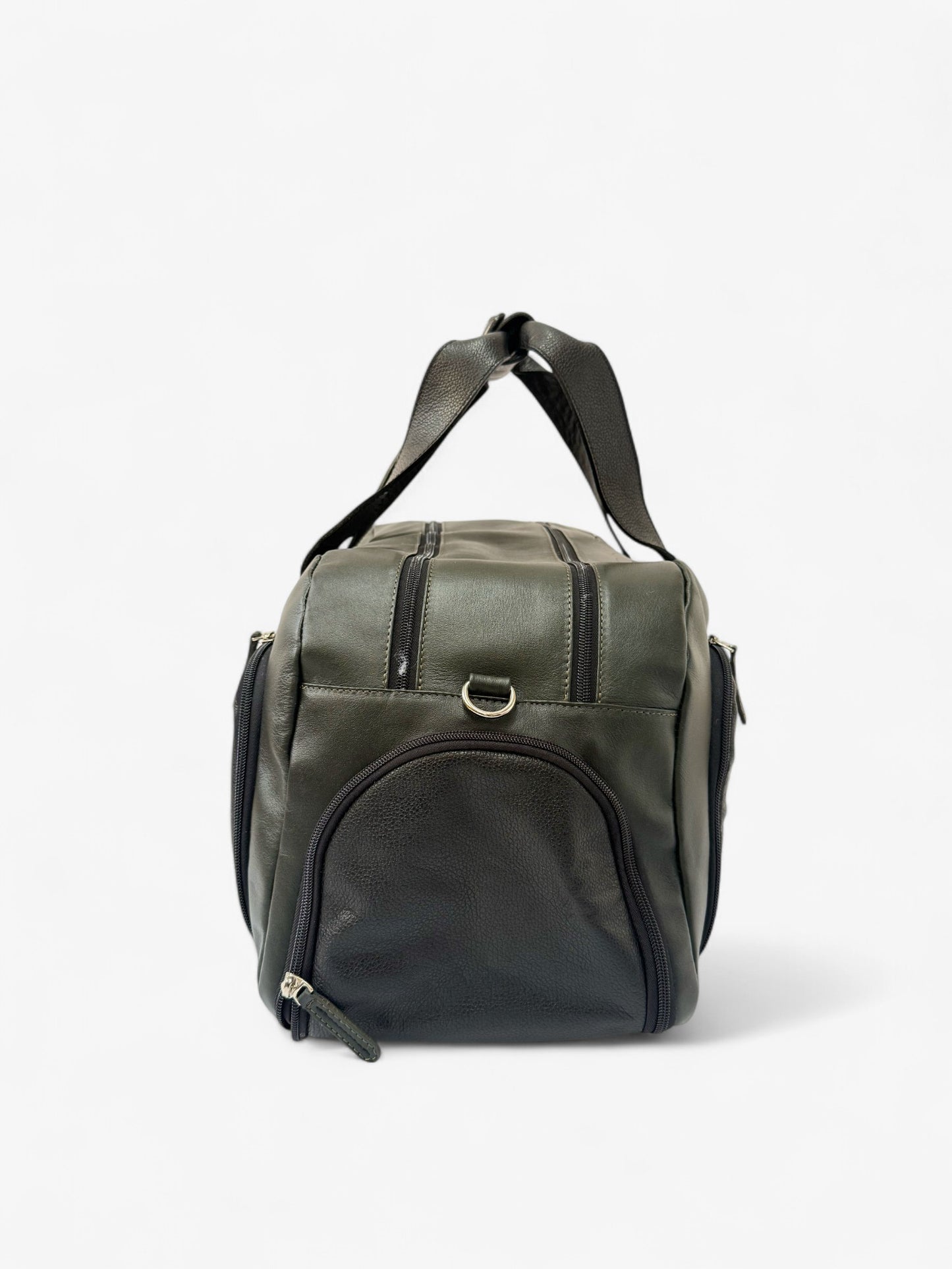 Tapia Duffle Bag - Cuero verde & negro - Diseñada para Padel