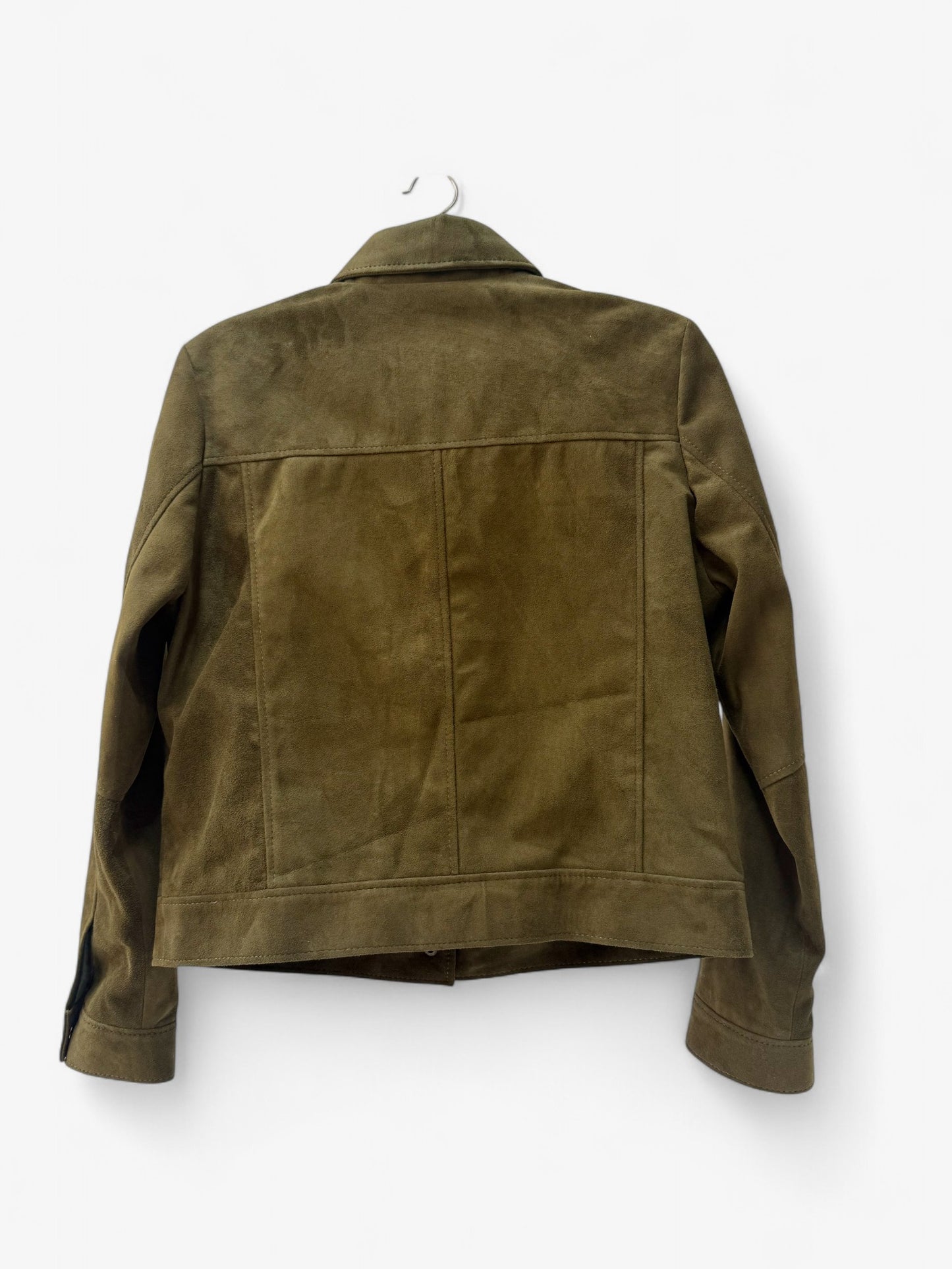Chaqueta Italia - Gamuza Verde Oliva