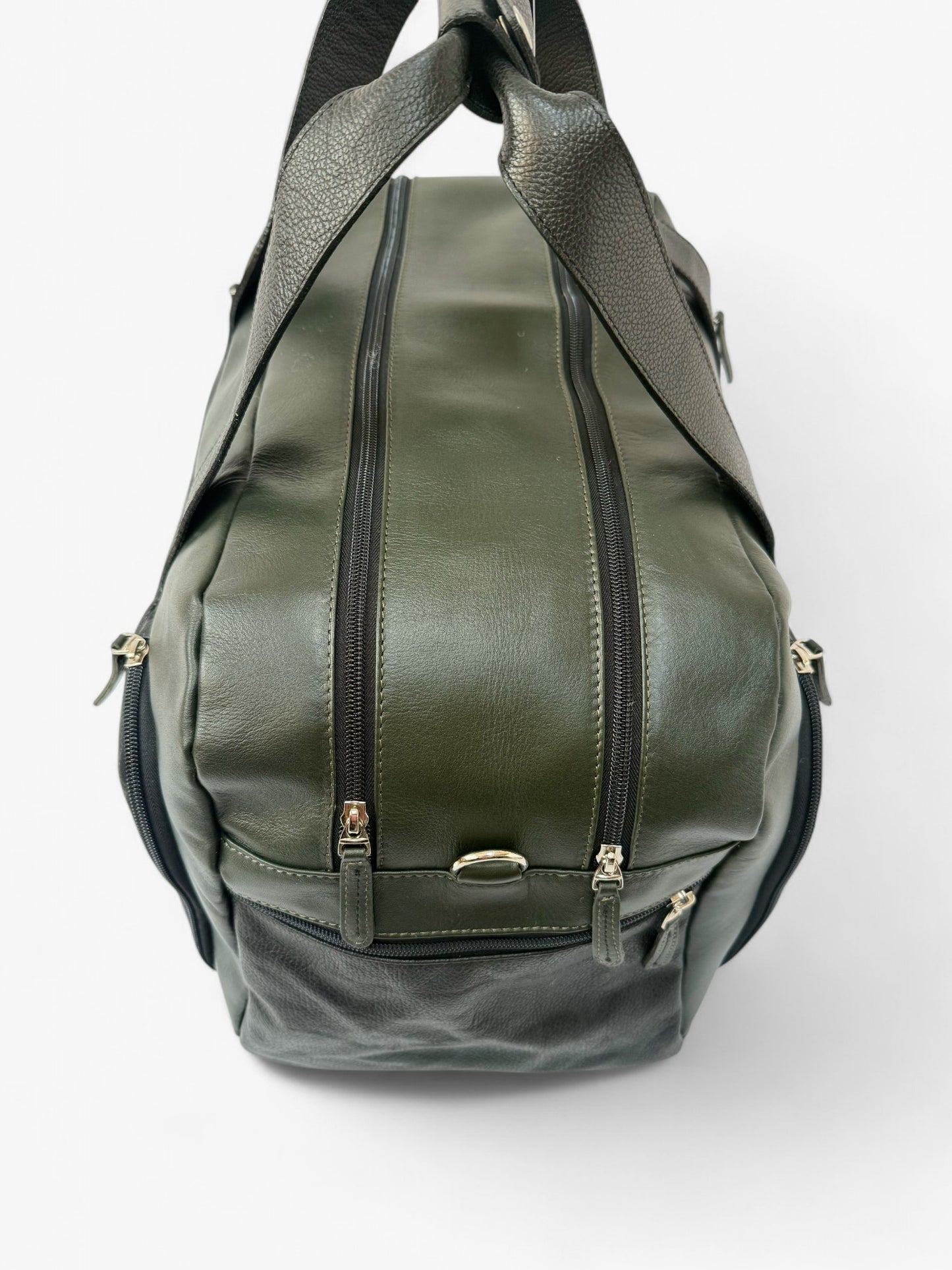 Tapia Duffle Bag - Cuero verde & negro - Diseñada para Padel