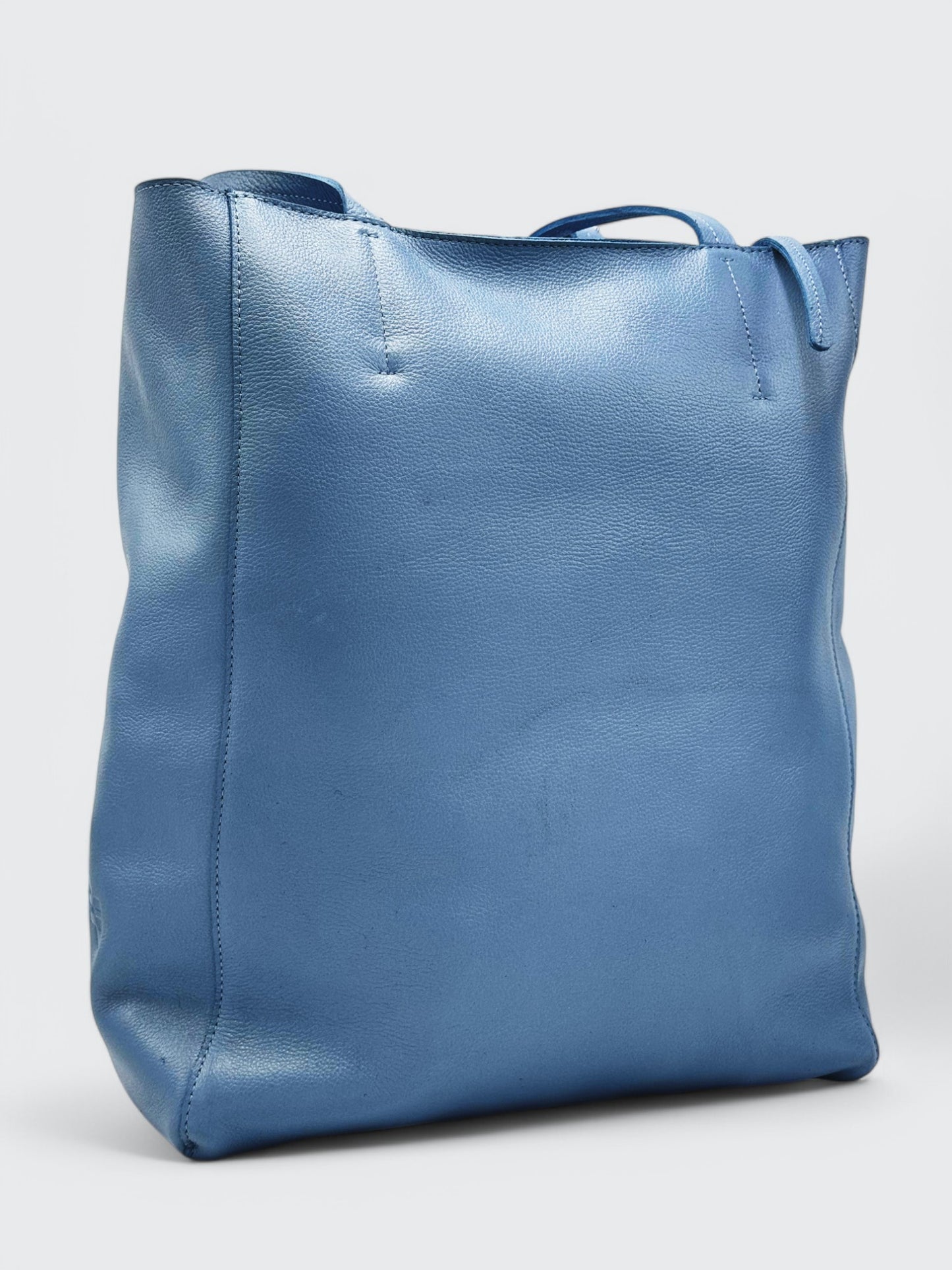 Cartera Shopping Azul Bebe