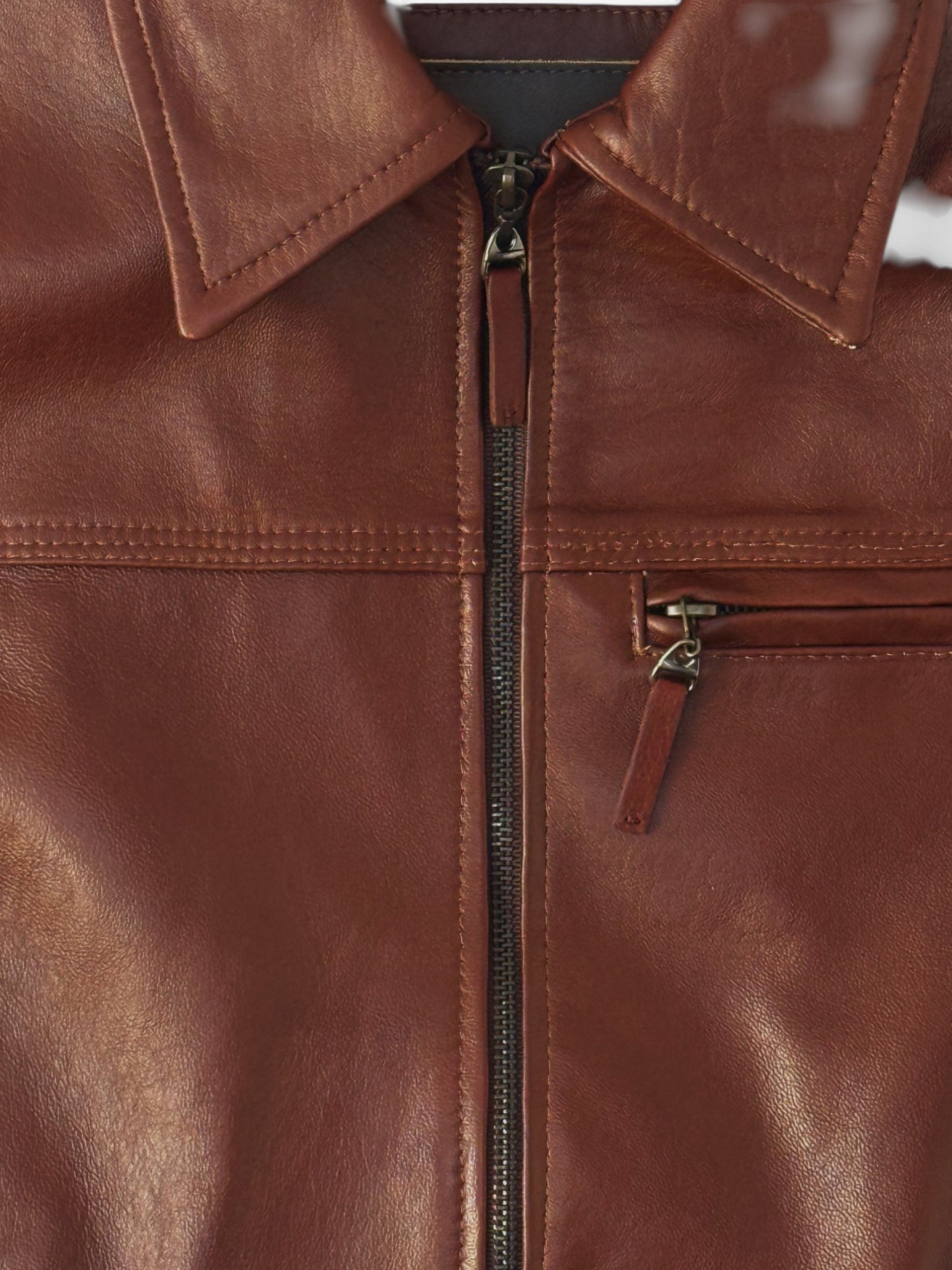 Motera Vintage - Cuero Coñac