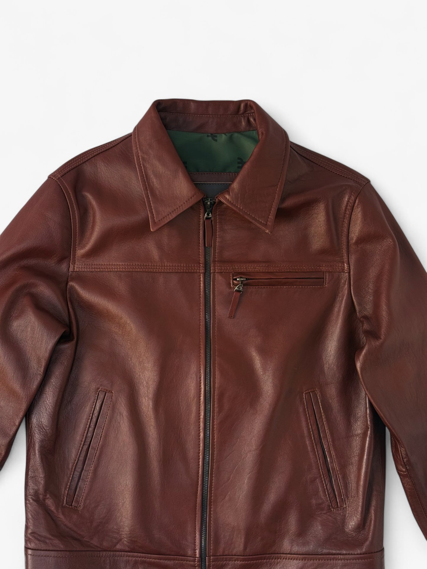 Motera Vintage - Cuero Coñac