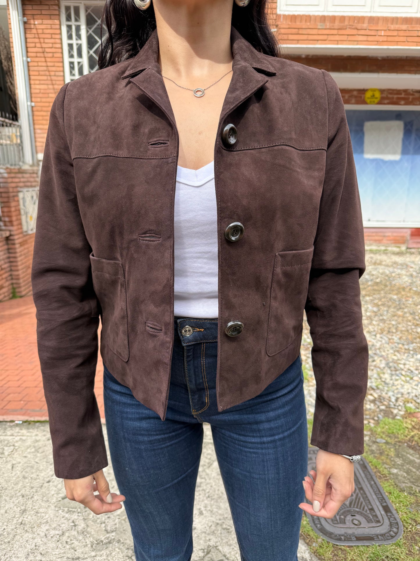 Chaqueta Kyoto - Gamuza Moca