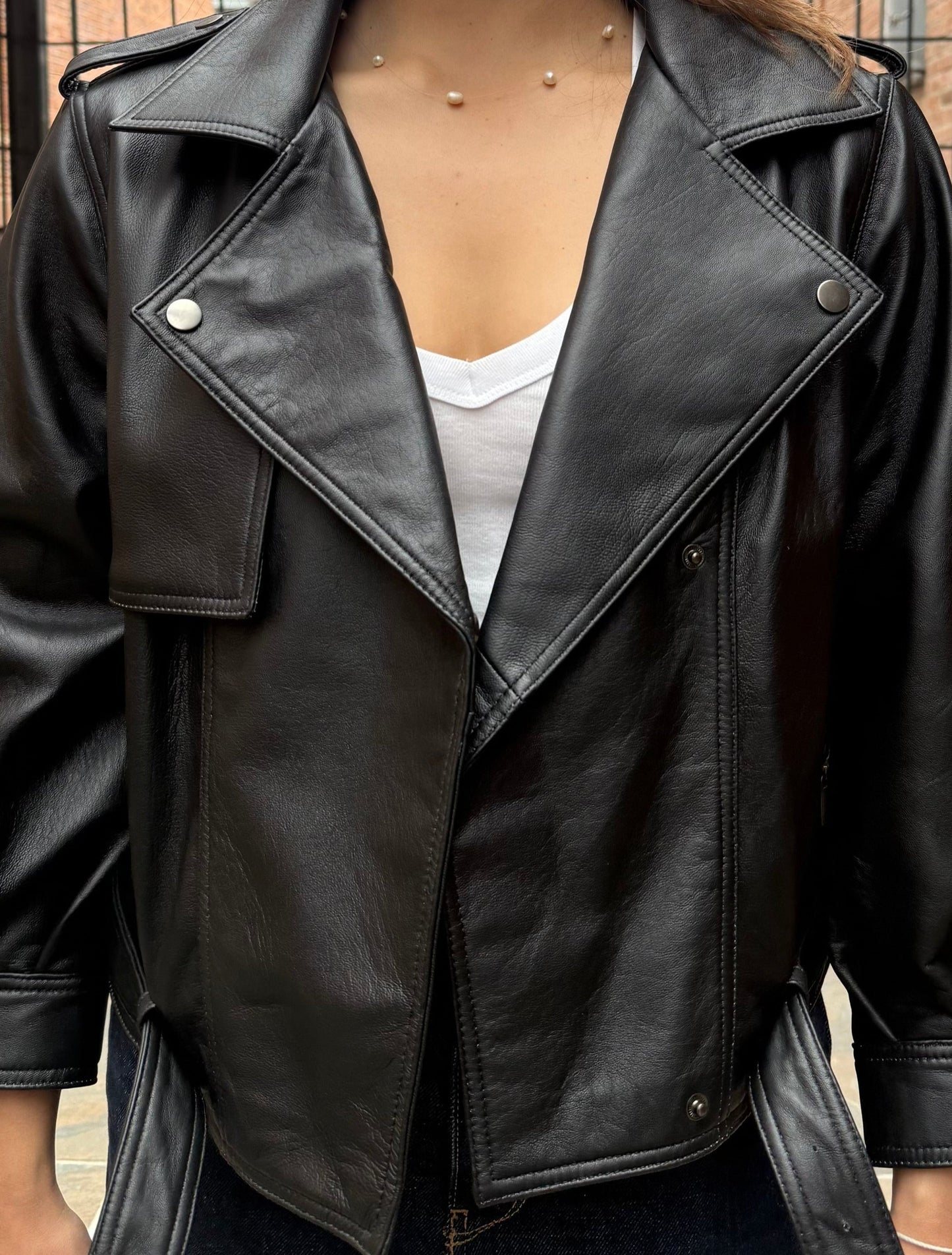 Chaqueta Sevilla - Cuero Negra