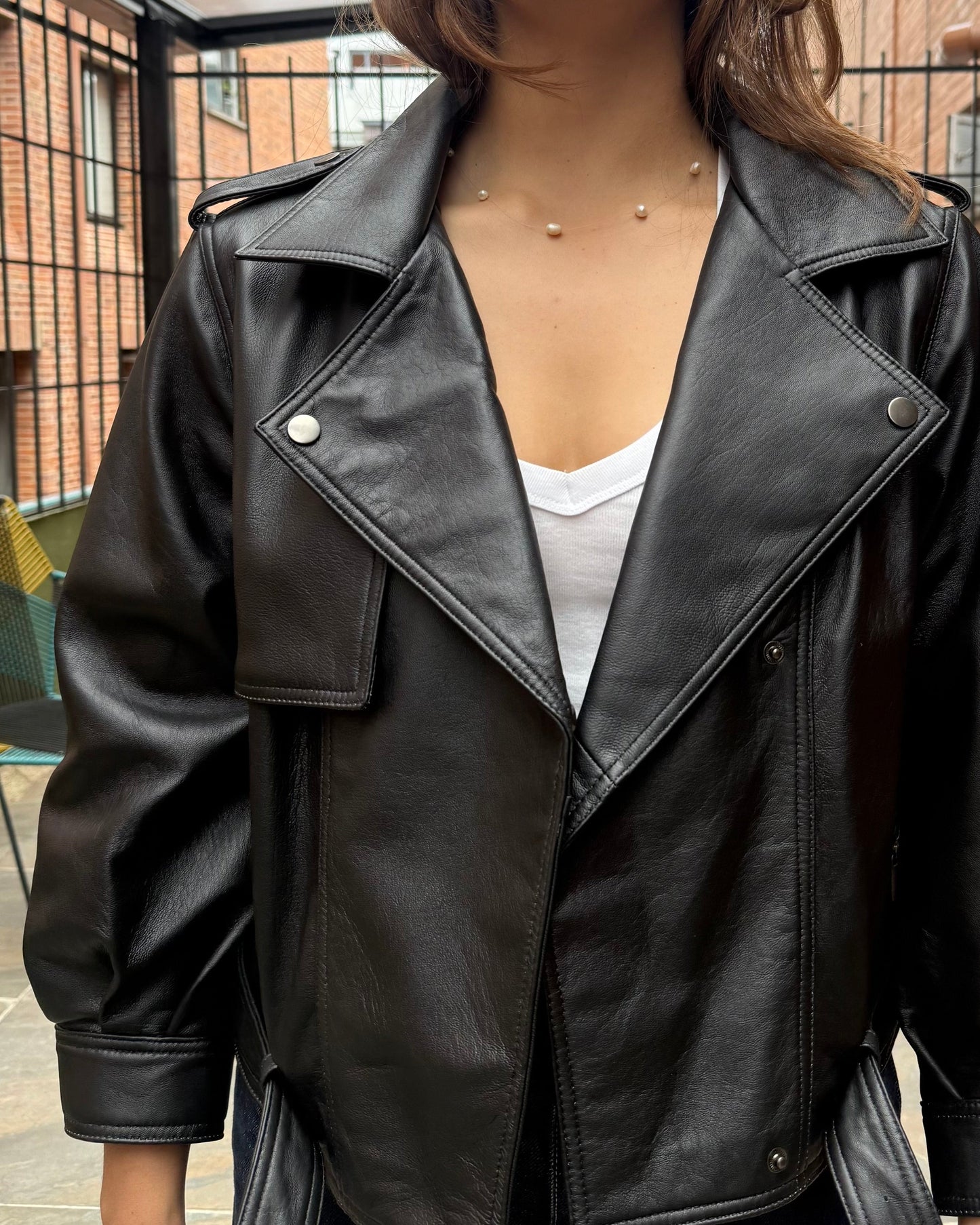 Chaqueta Sevilla - Cuero Negra