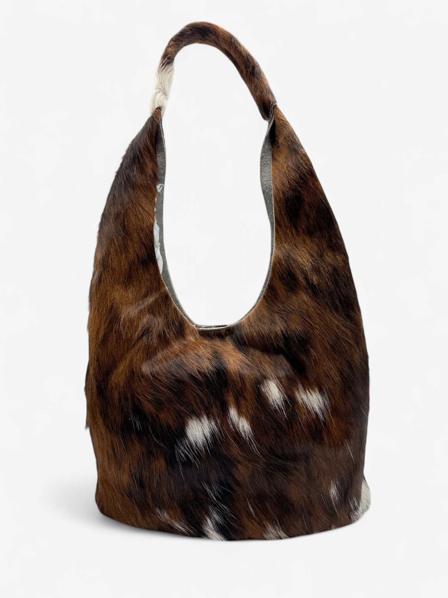 Cartera Mestiza - Blanco con Café