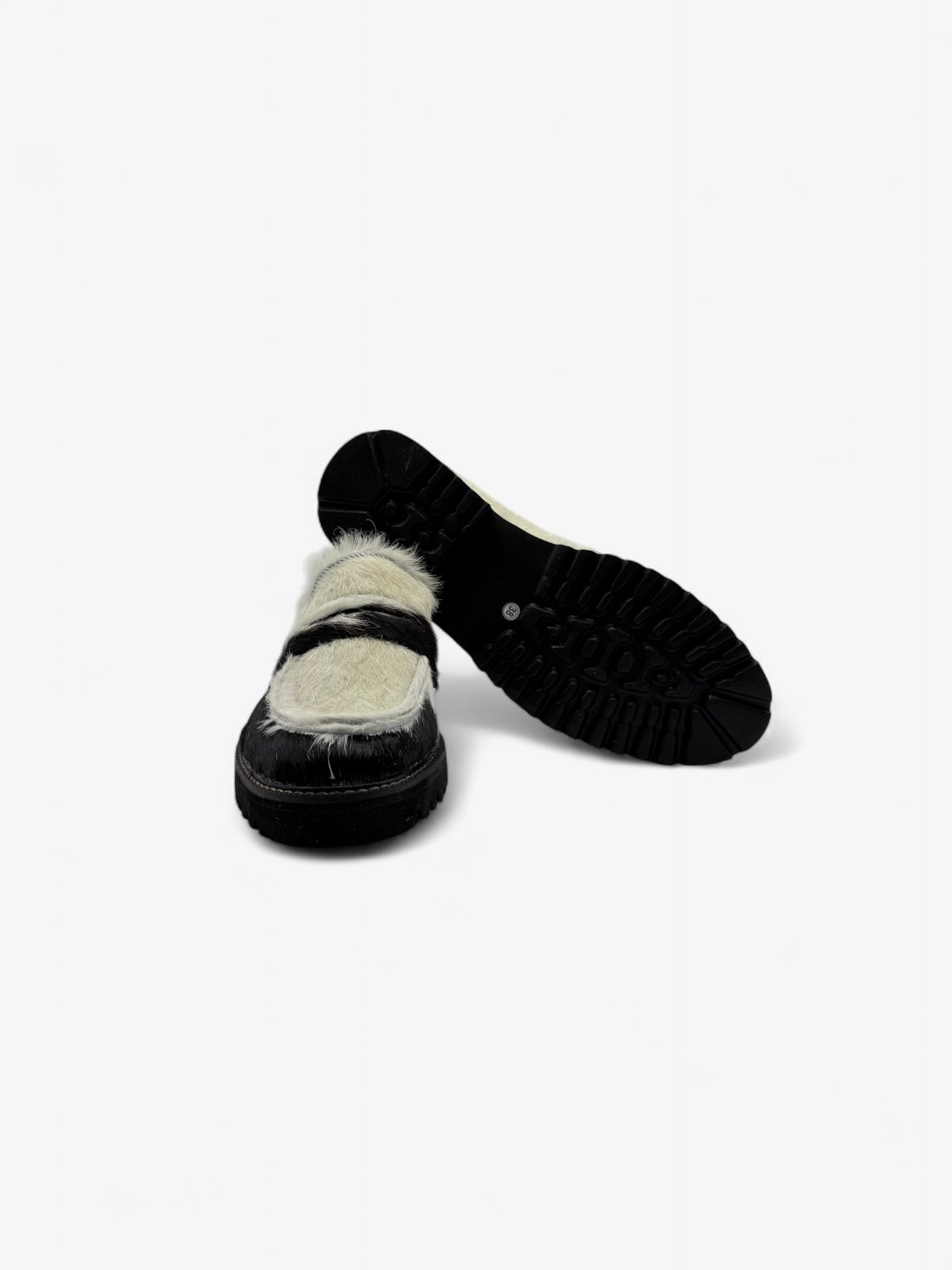 Penny Loafer Chunky - Pelo Vaca Combinado