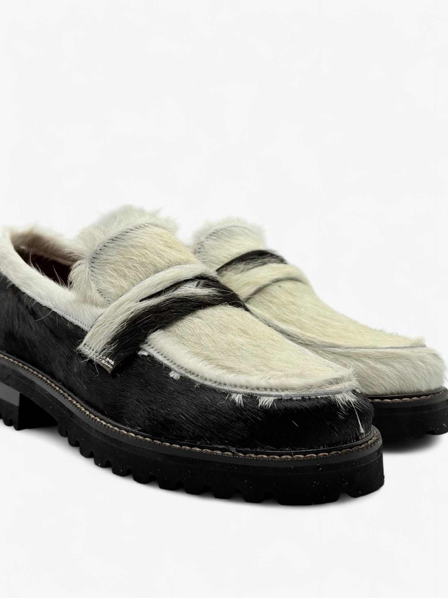 Penny Loafer Chunky - Pelo Vaca Combinado
