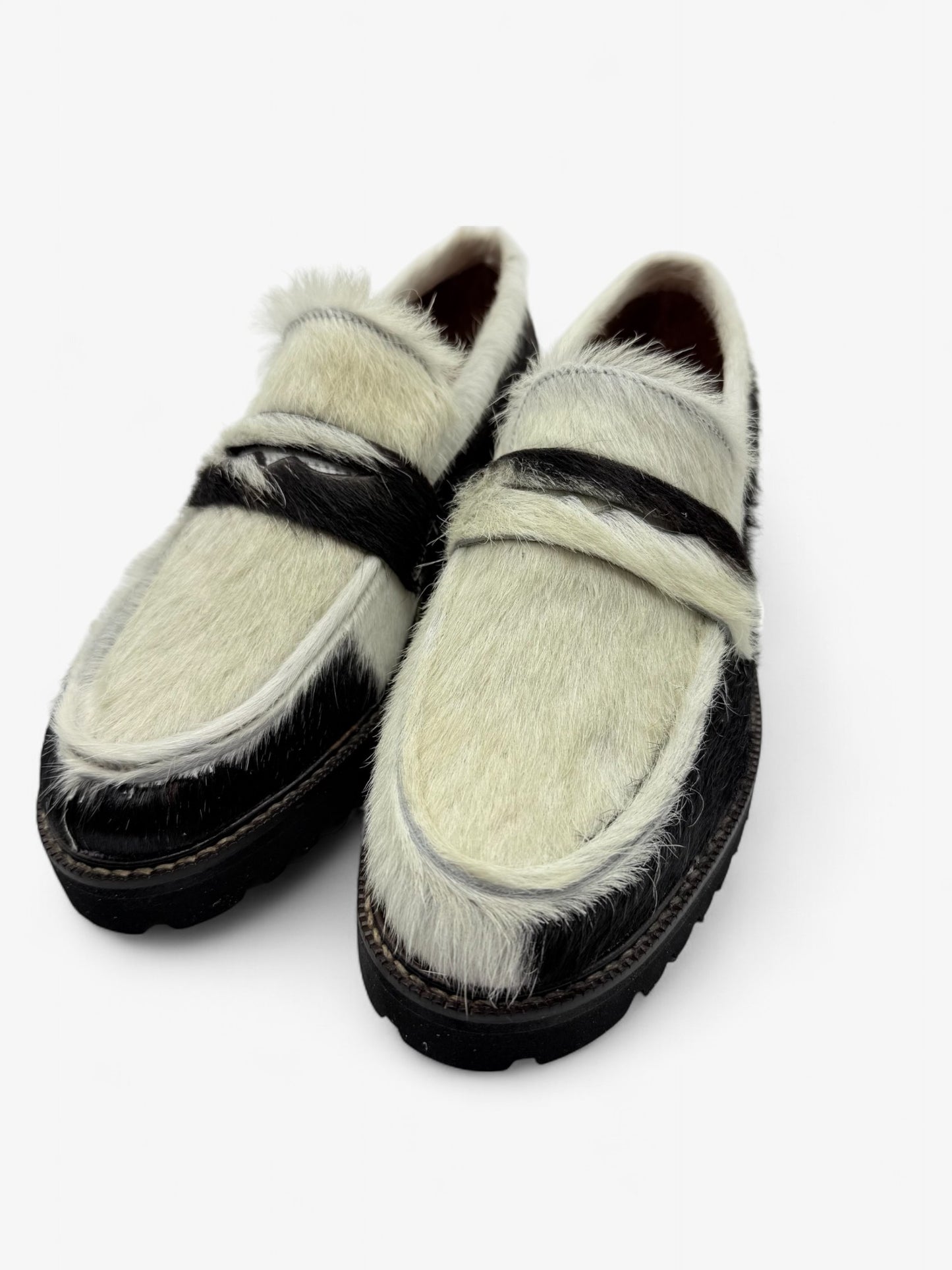 Penny Loafer Chunky - Pelo Vaca Combinado