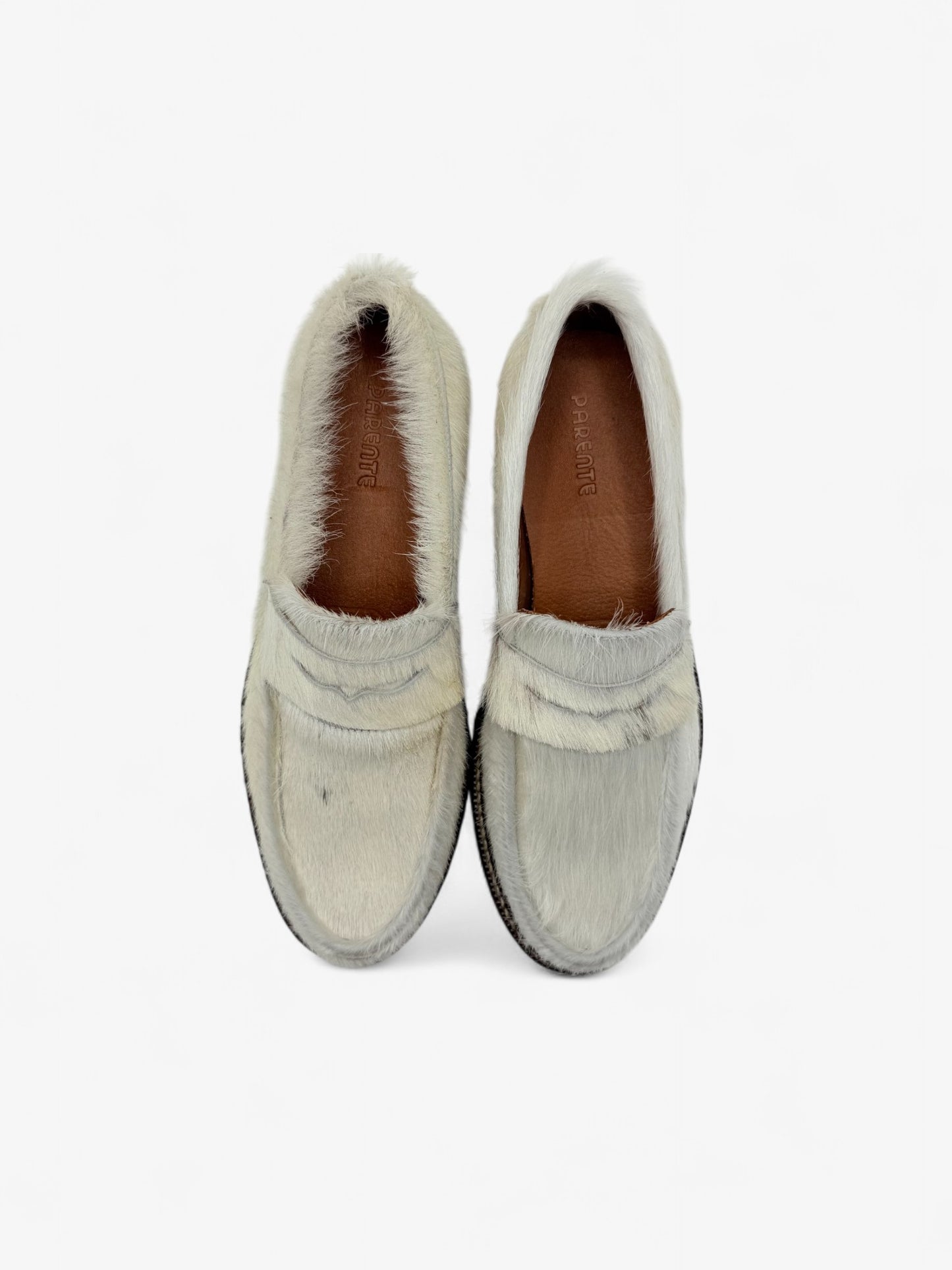 Penny Loafer Chunky - Pelo Vaca Blanco