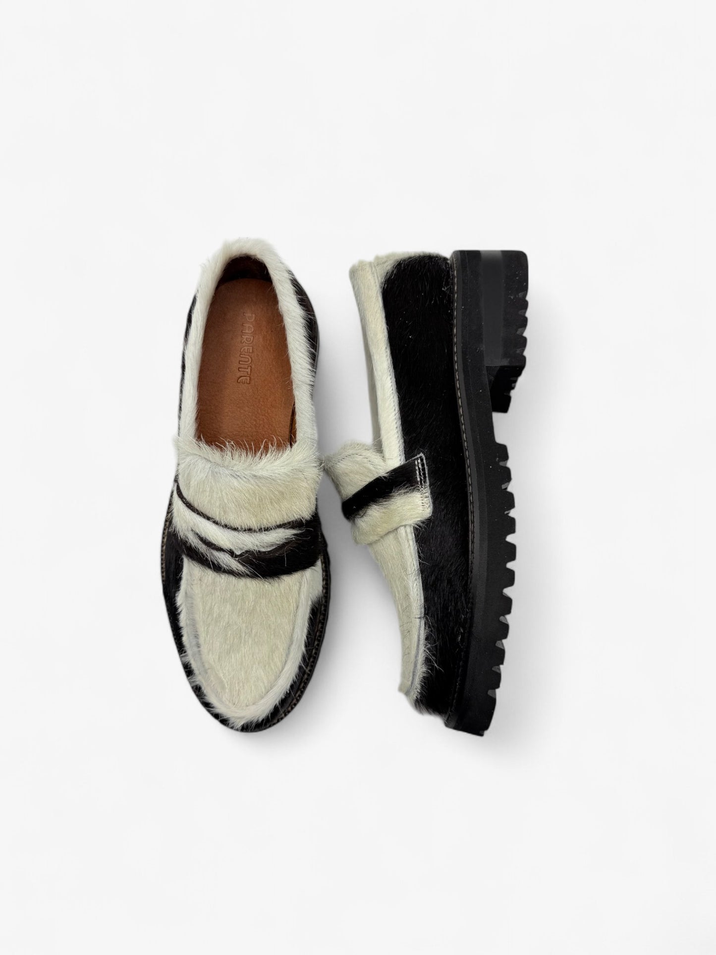Penny Loafer Chunky - Pelo Vaca Combinado