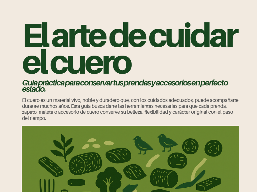 La guía definitiva del cuidado del cuero: limpia, hidrata y conserva tus piezas por décadas