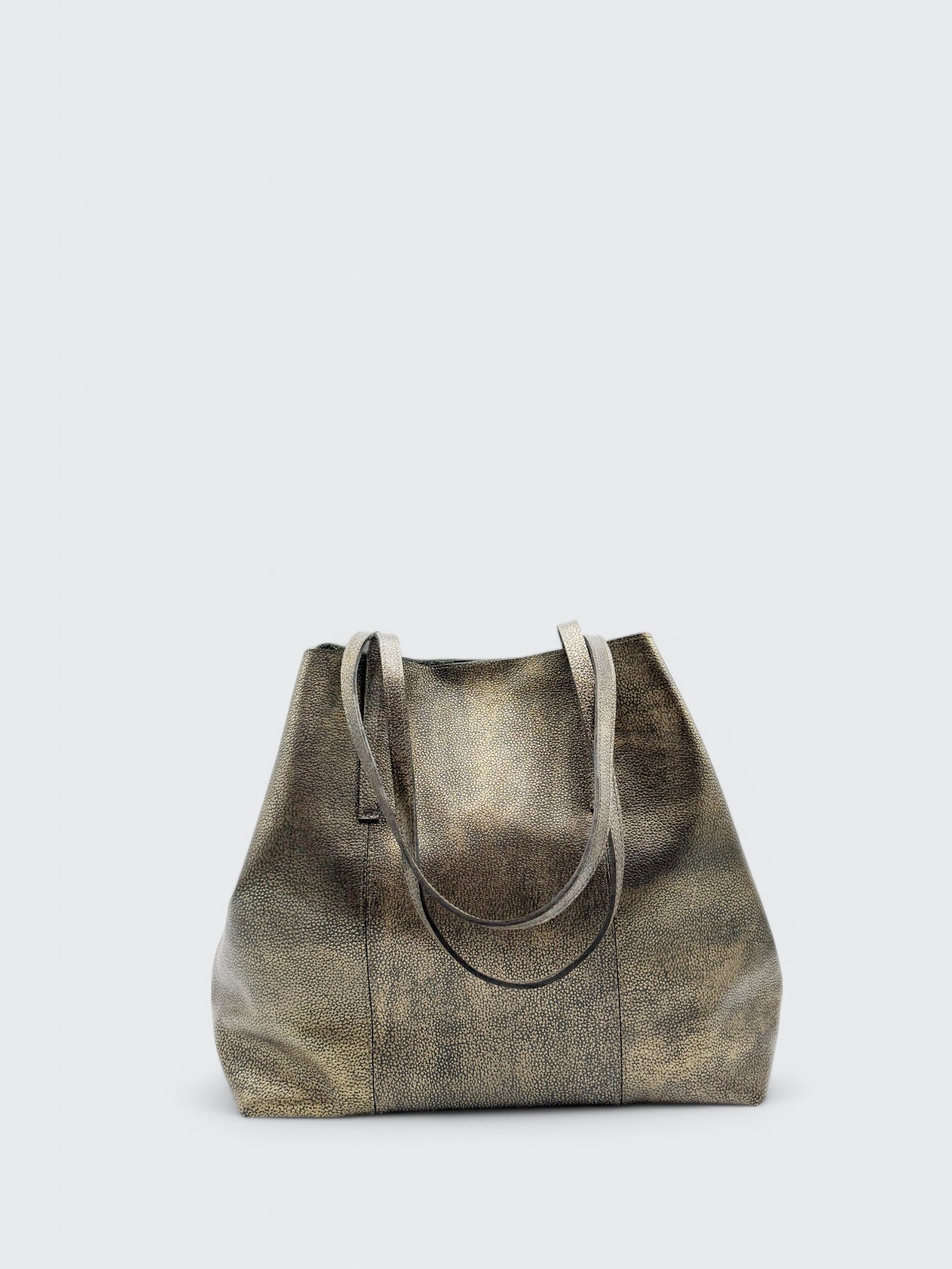 Dual Bag Dorada Texturizada