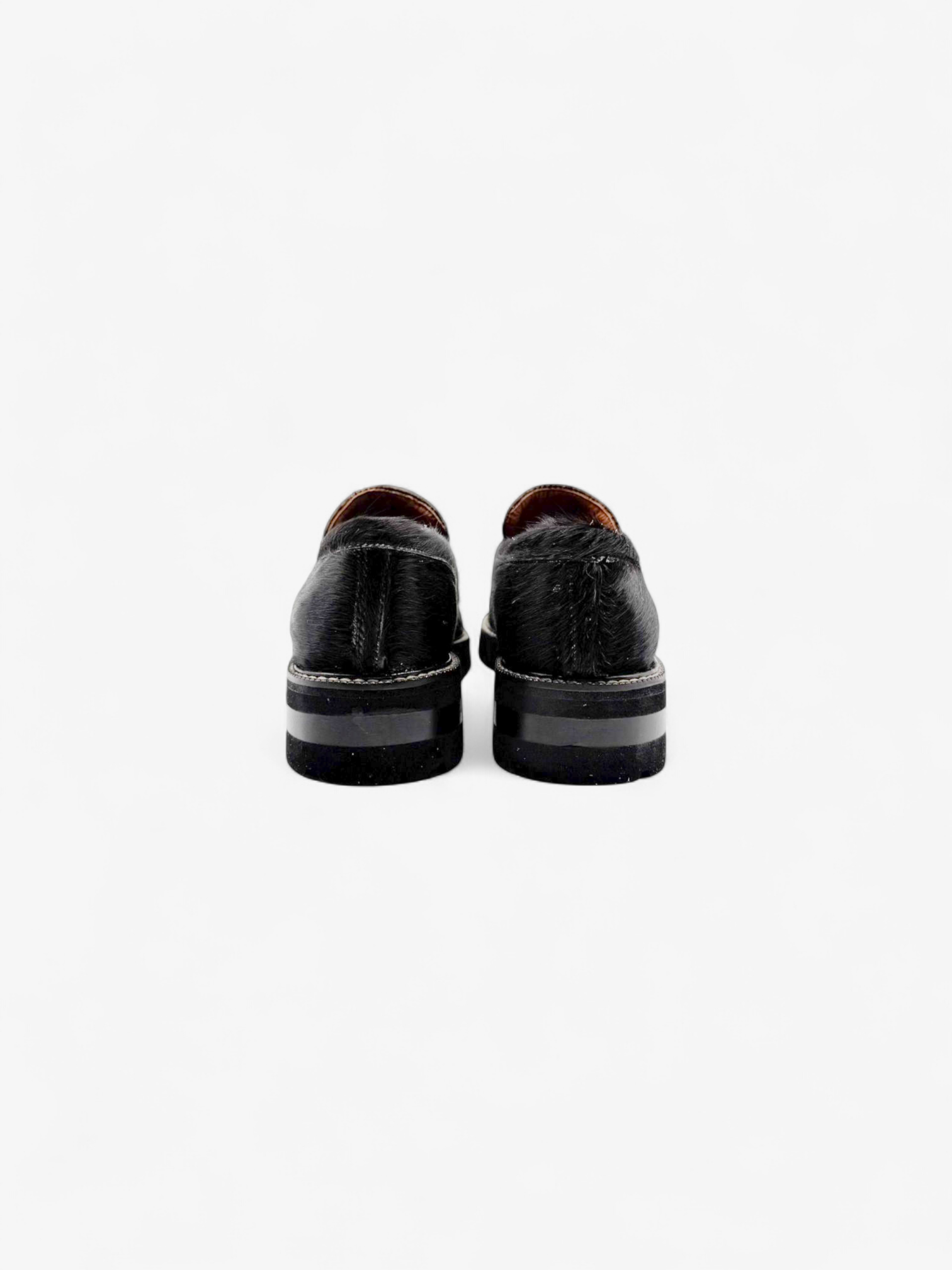 Penny Loafer Chunky - Pelo Vaca Café