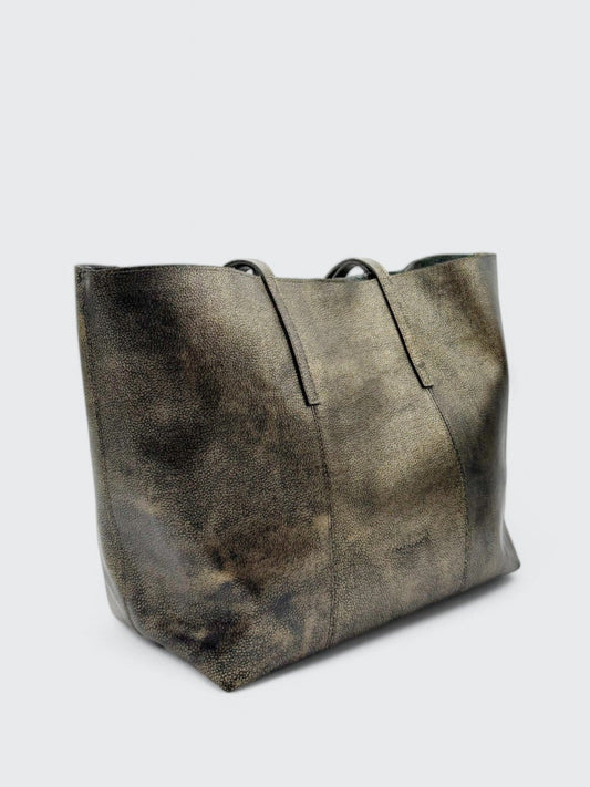 Dual Bag Dorada Texturizada