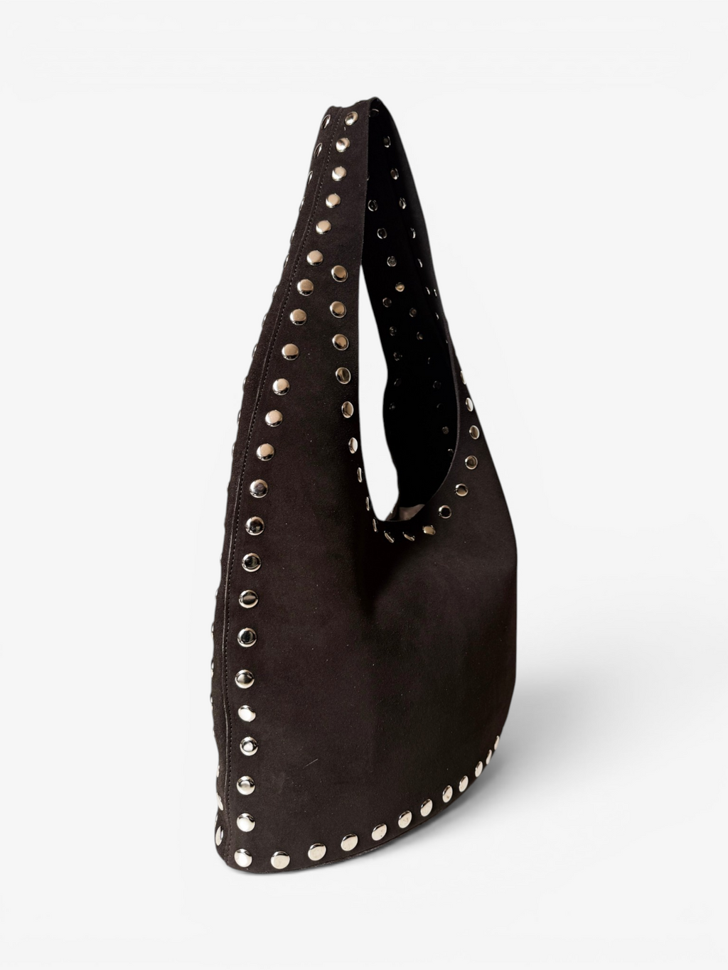 RAW STUD BAG - CHOCOLATE