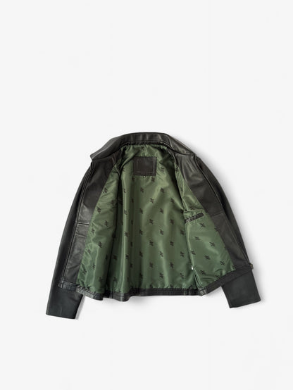 Motera Vintage - Cuero Negro