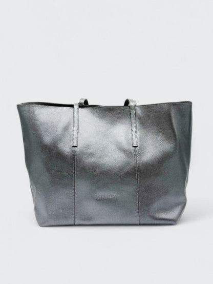 Dual Bag Gris Oscuro Metalizada