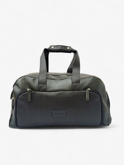Tapia Duffle Bag - Cuero verde & negro - Diseñada para Padel