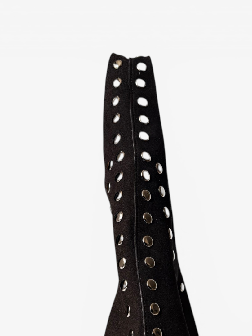 RAW STUD BAG - CHOCOLATE