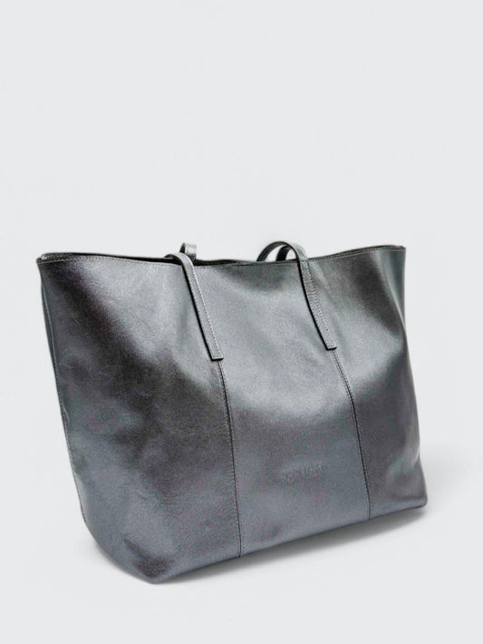 Dual Bag Gris Oscuro Metalizada