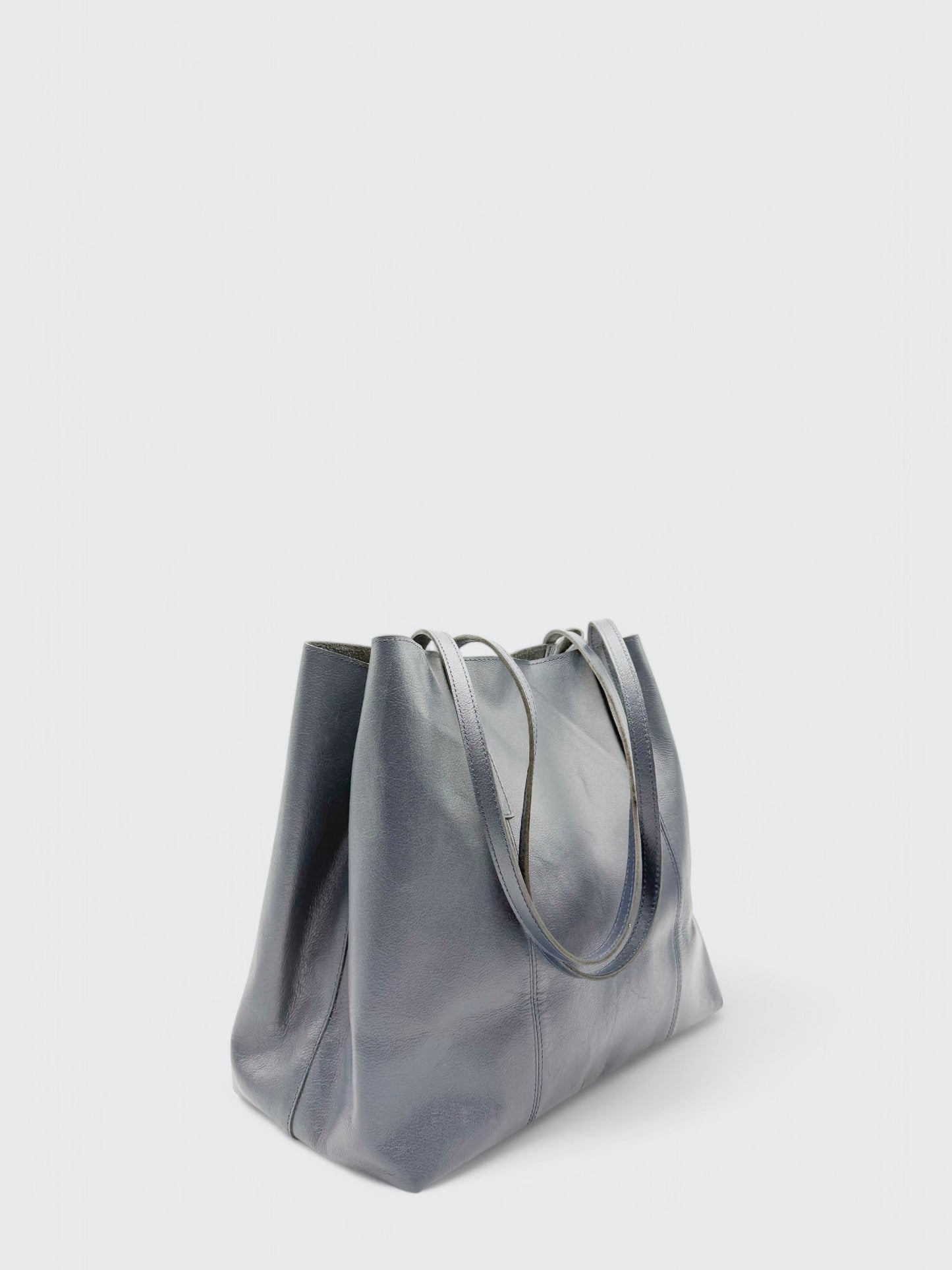 Dual Bag Gris Oscuro Metalizada