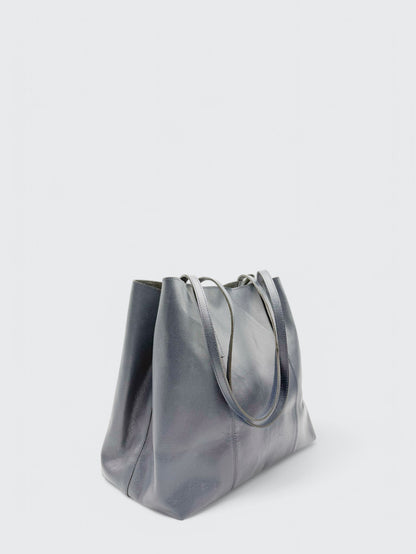 Dual Bag Gris Oscuro Metalizada