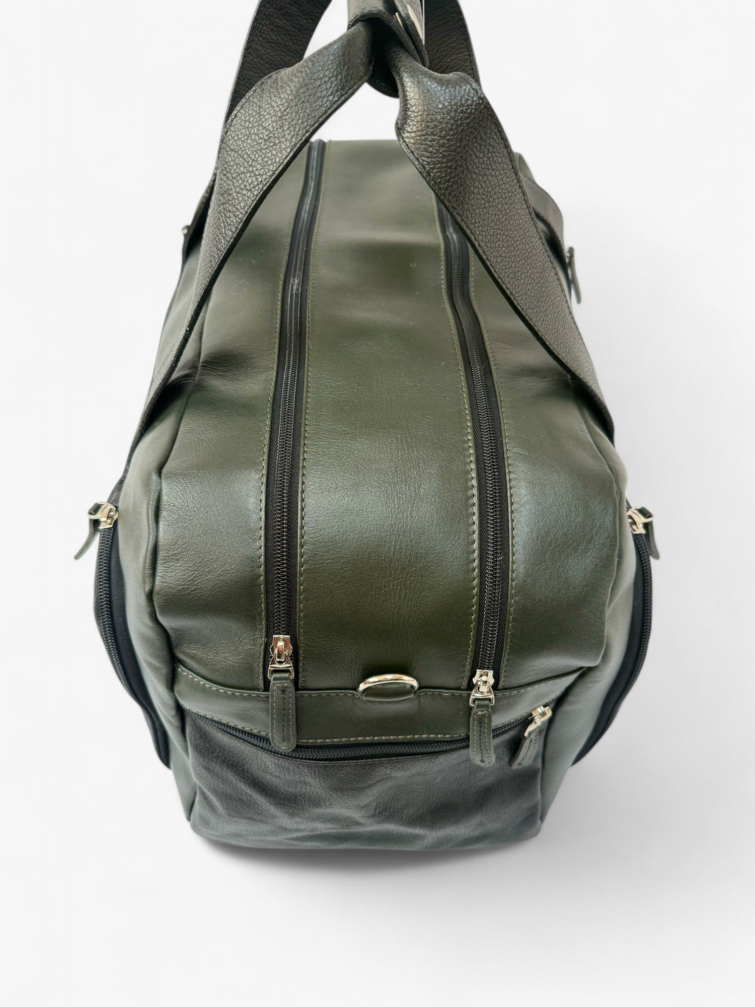 Tapia Duffle Bag - Cuero verde & negro - Diseñada para Padel