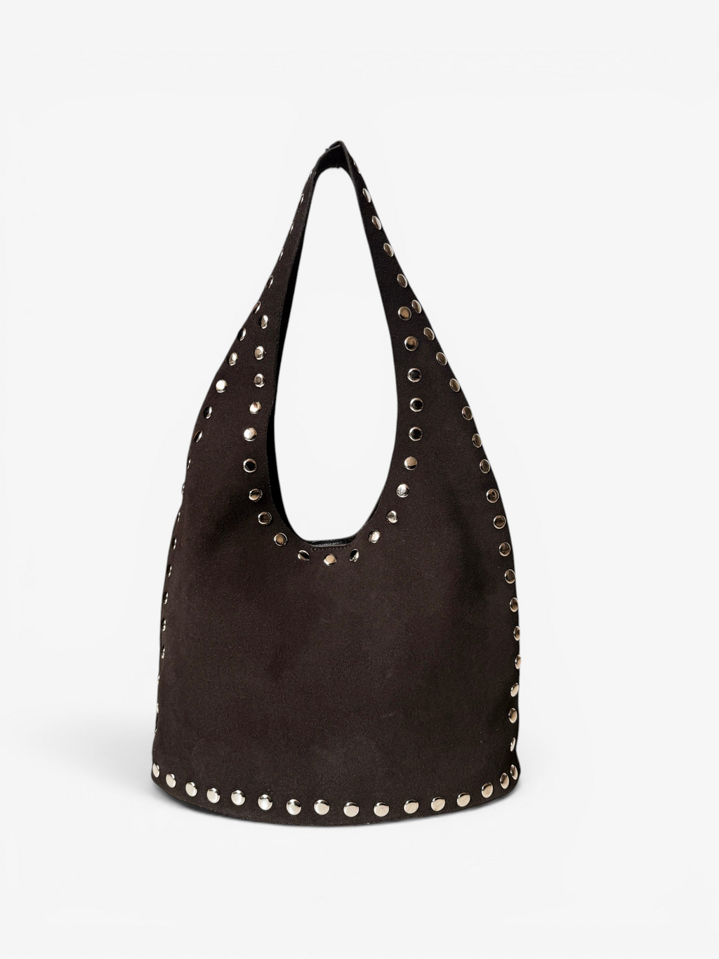 RAW STUD BAG - CHOCOLATE