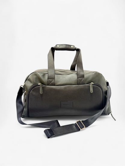 Tapia Duffle Bag - Cuero verde & negro - Diseñada para Padel