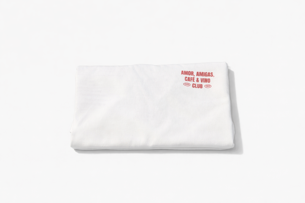 TEE AMOR, AMIGAS, CAFÉ & VINO