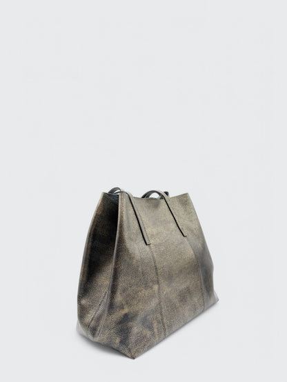 Dual Bag Dorada Texturizada