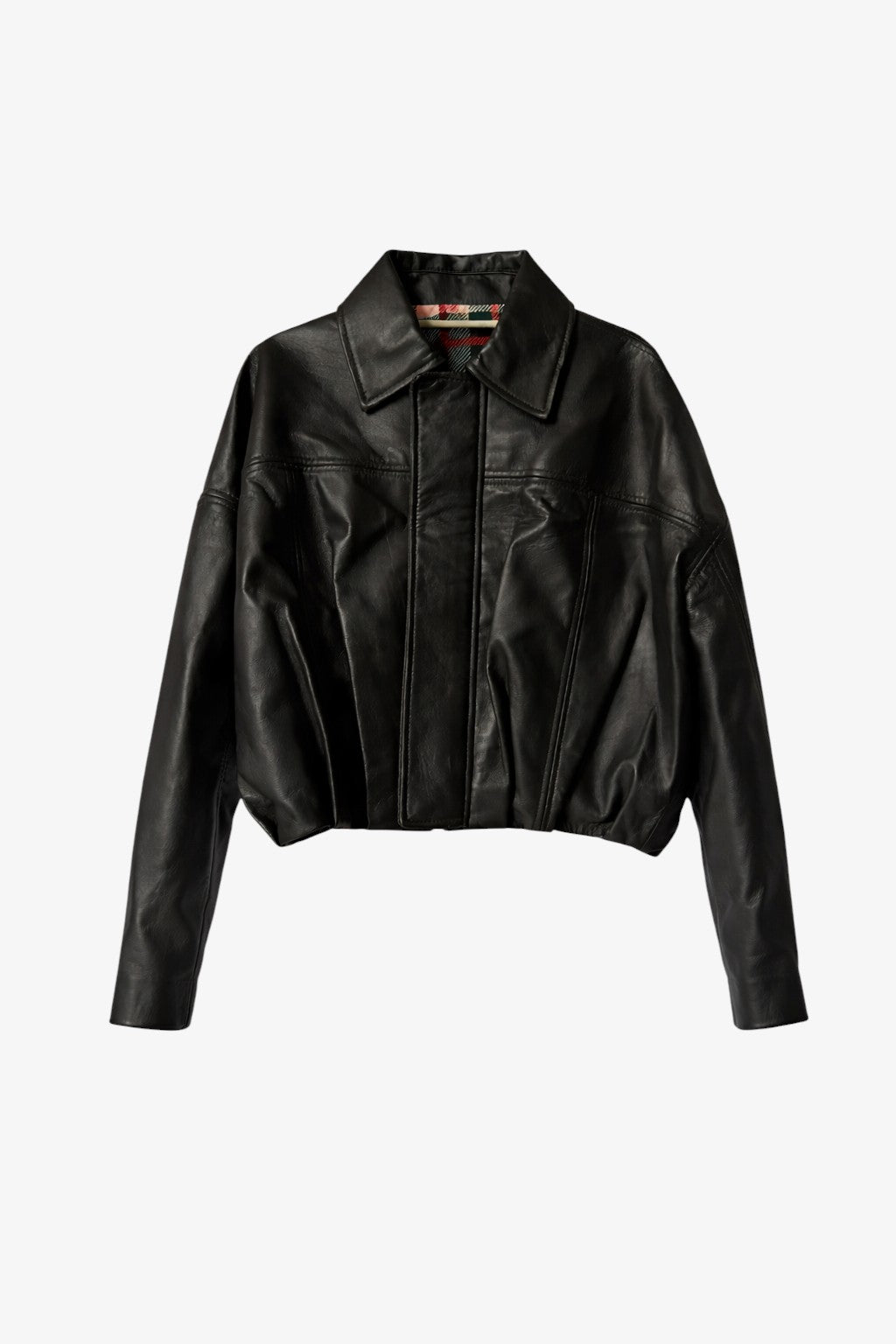 THE SIGNATURE -BLACK LEATHER - JACKET
