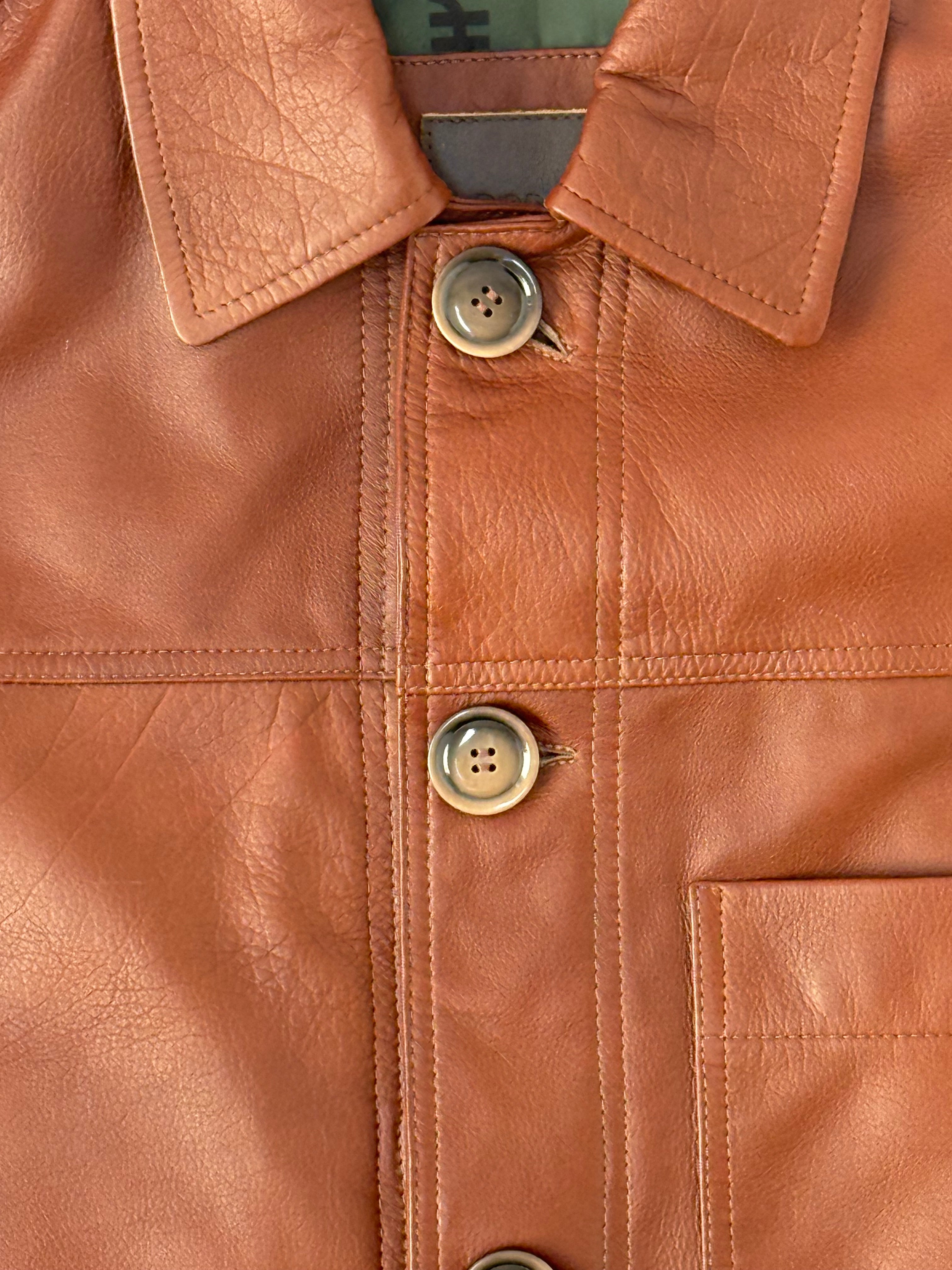 Worker Jacket - Cuero Miel