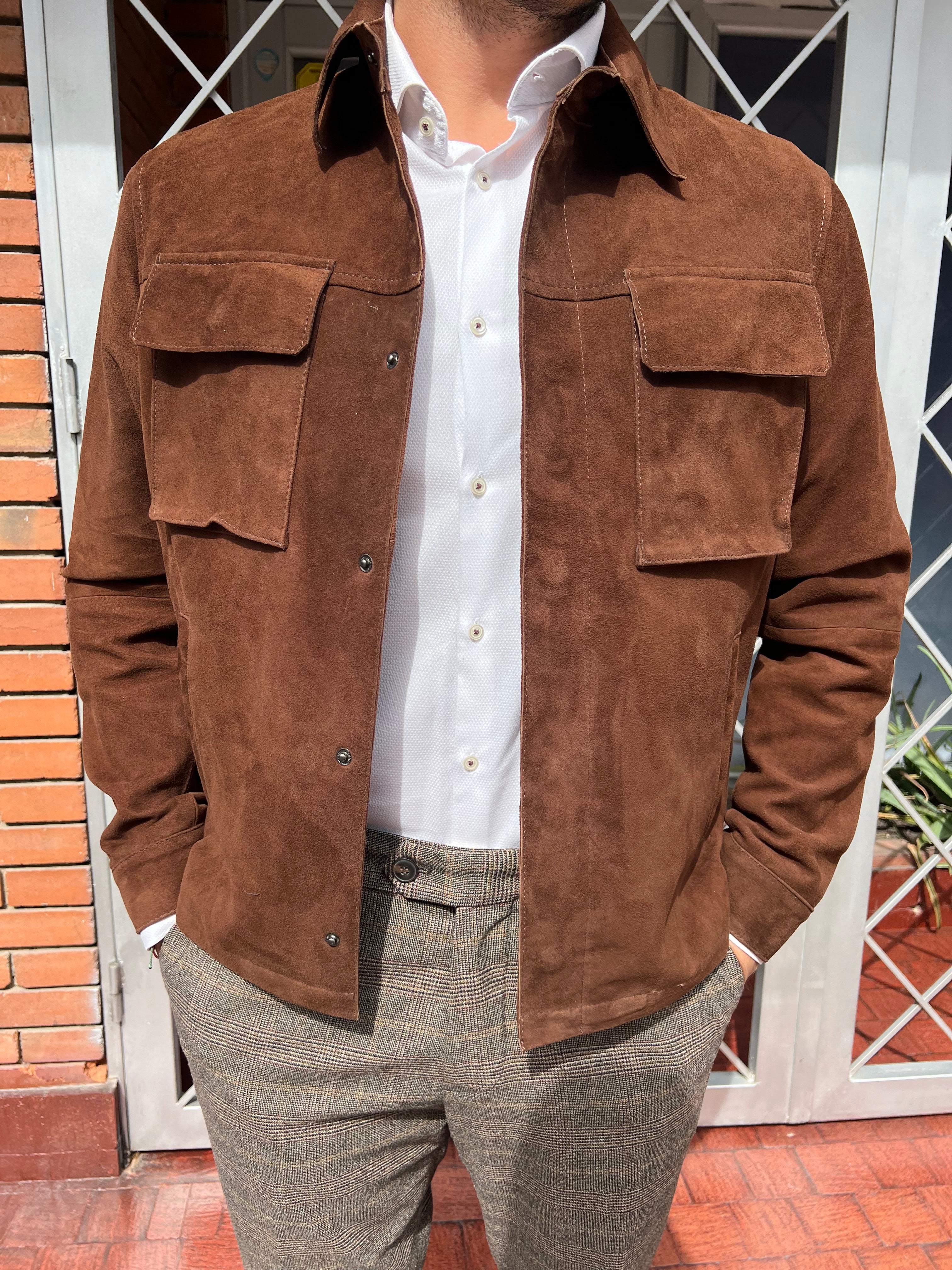Austin Jacket - Por pedido Gamuza Moka