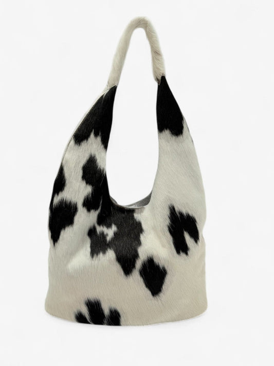 Cartera Mestiza - Blanco con Negro