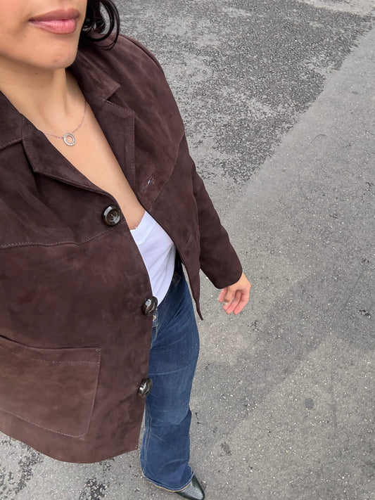 Chaqueta Kyoto - Gamuza Moca