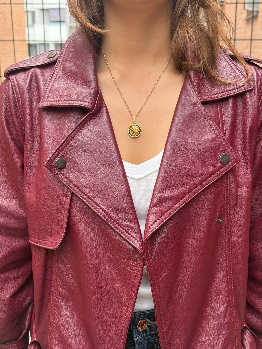 Chaqueta Sevilla - Cuero Granate