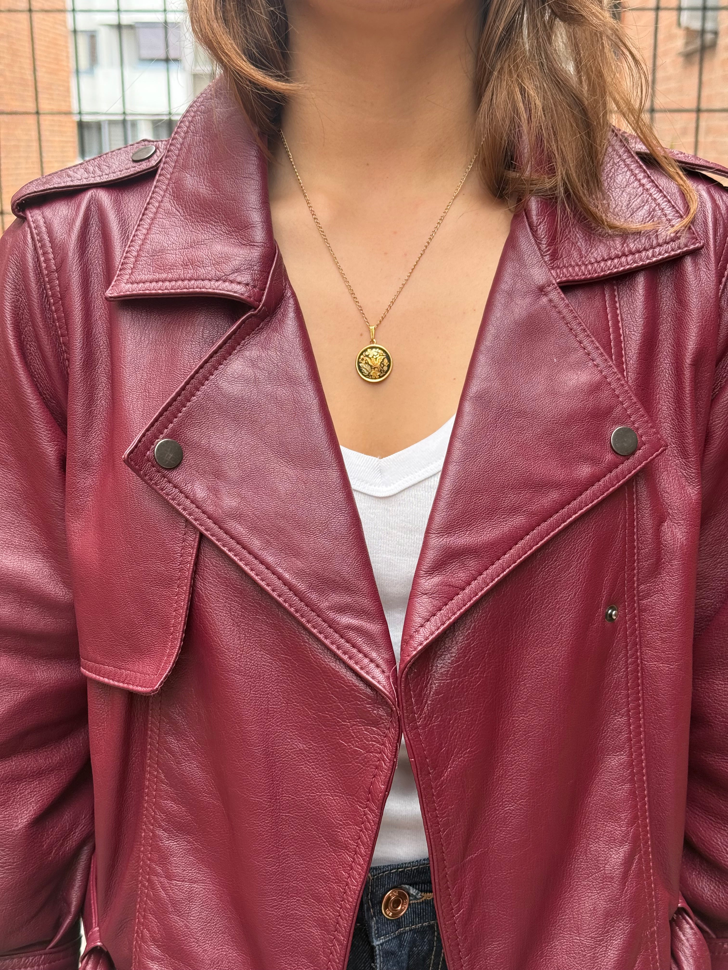 Chaqueta Sevilla - Cuero Granate