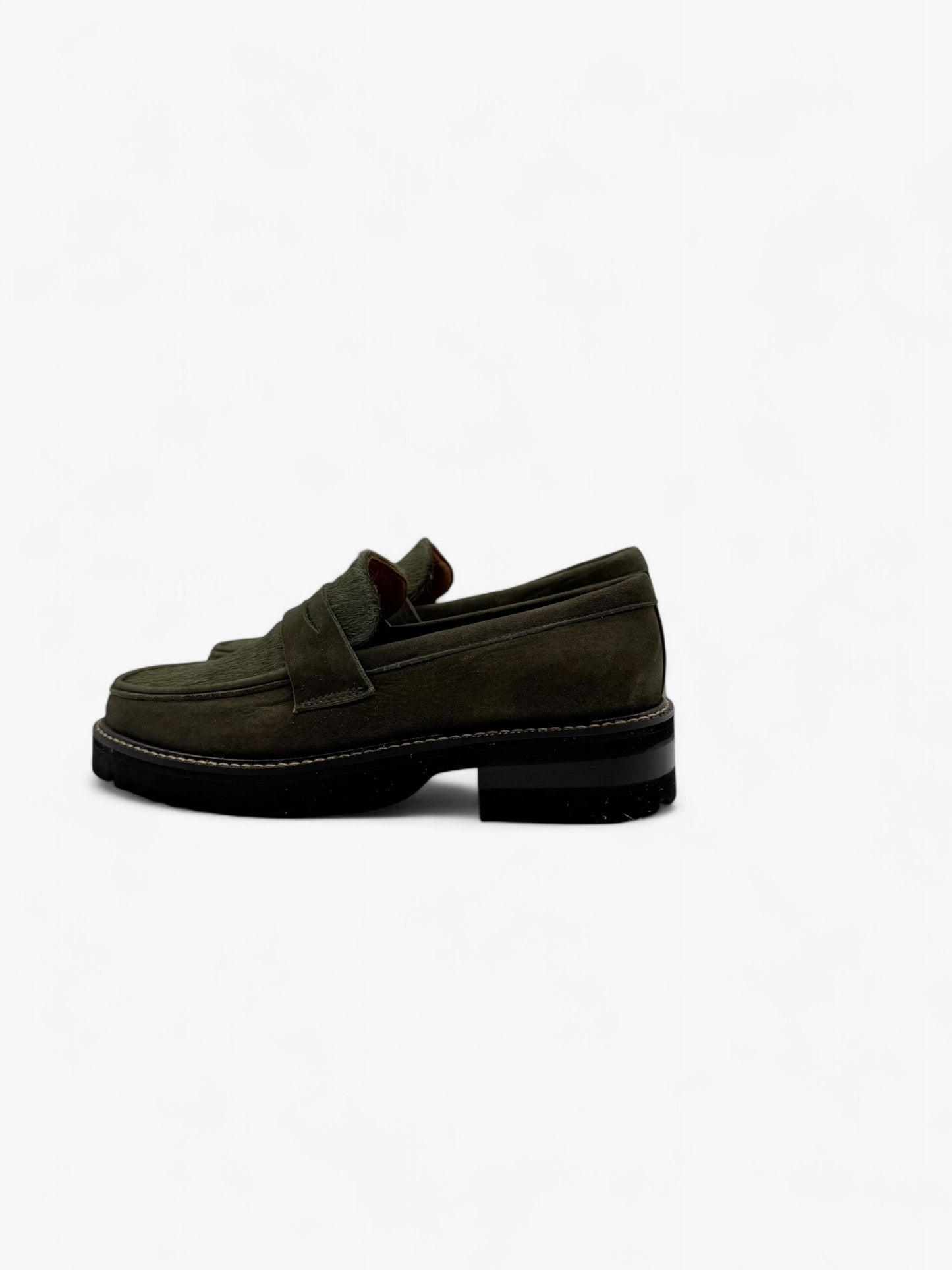 Penny Loafer Chunky - Pelo Vaca Café