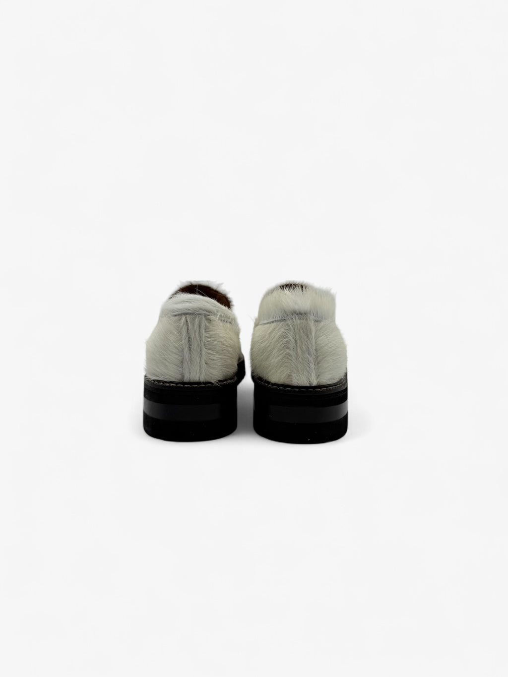 Penny Loafer Chunky - Pelo Vaca Blanco