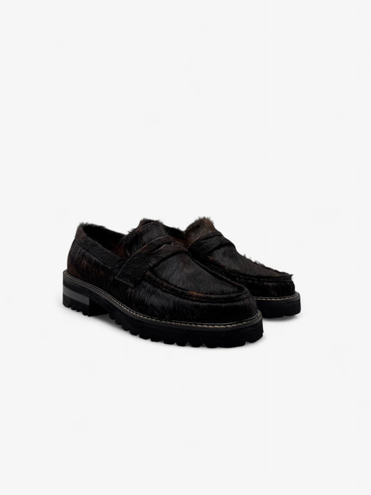 Penny Loafer Chunky - Pelo Vaca Café