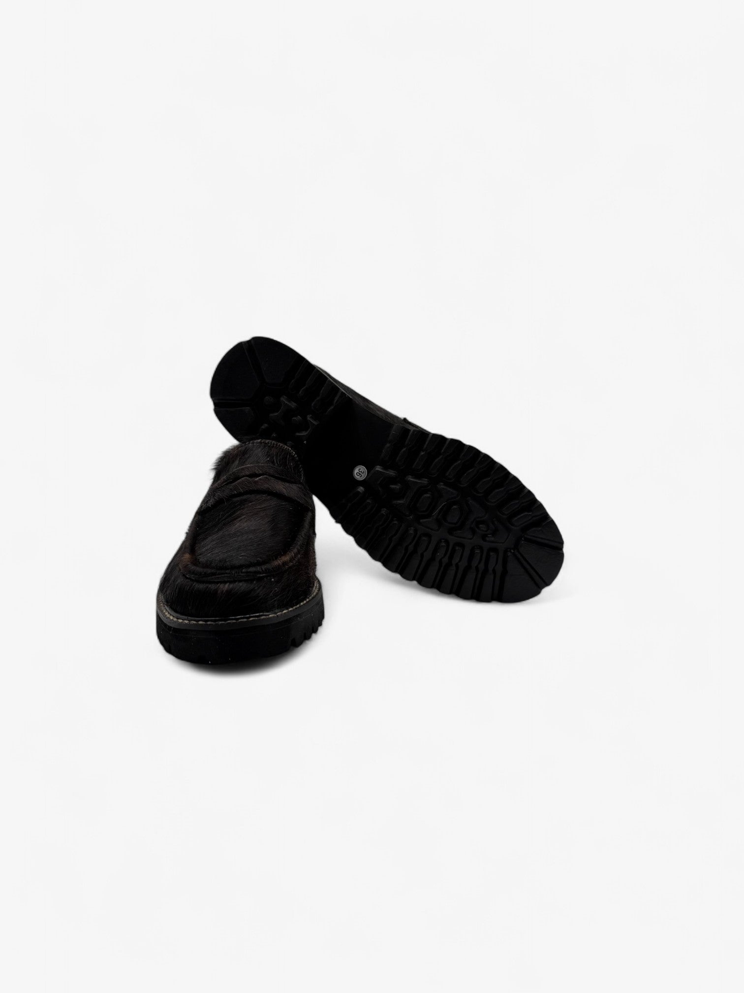Penny Loafer Chunky - Pelo Vaca Café