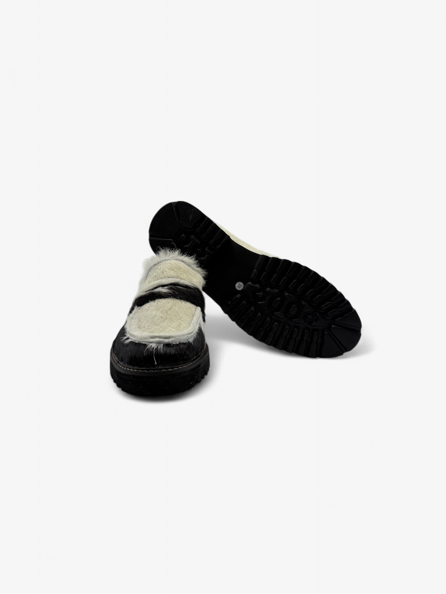 Penny Loafer Chunky - Pelo Vaca Combinado