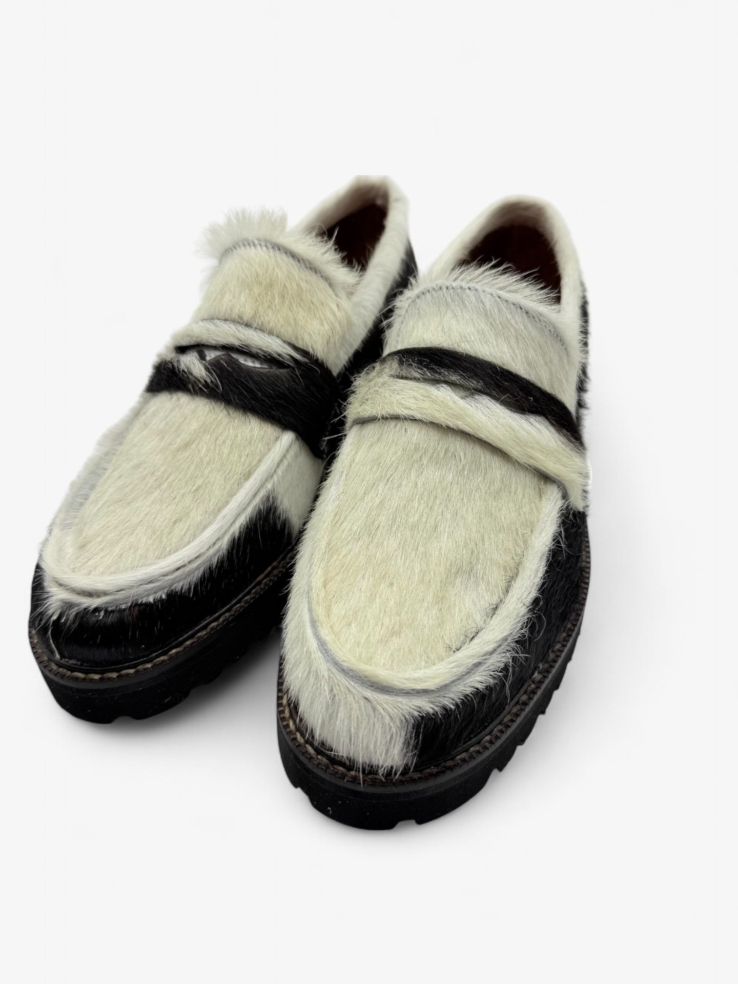 Penny Loafer Chunky - Pelo Vaca Combinado