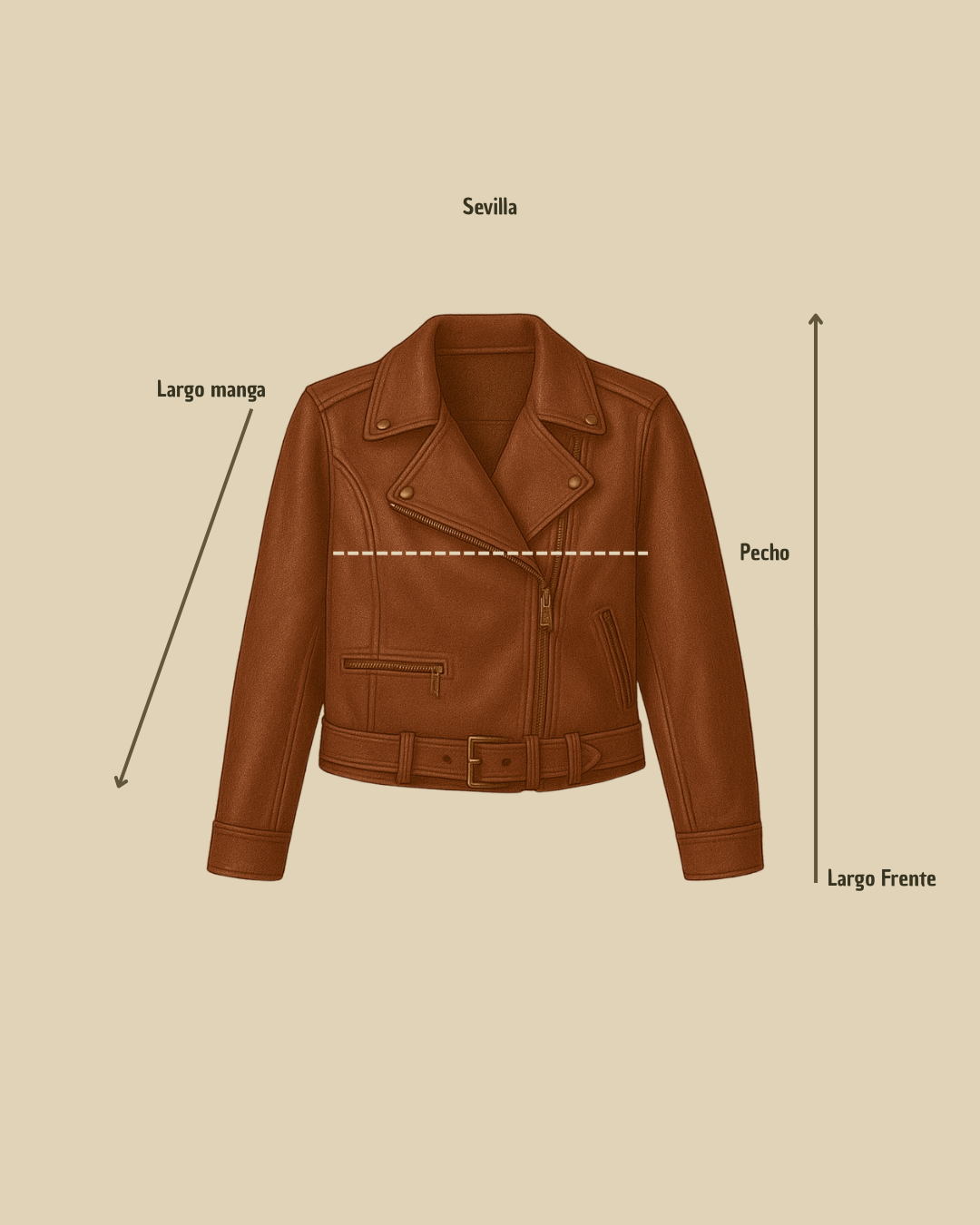 Chaqueta Sevilla - Cuero Granate