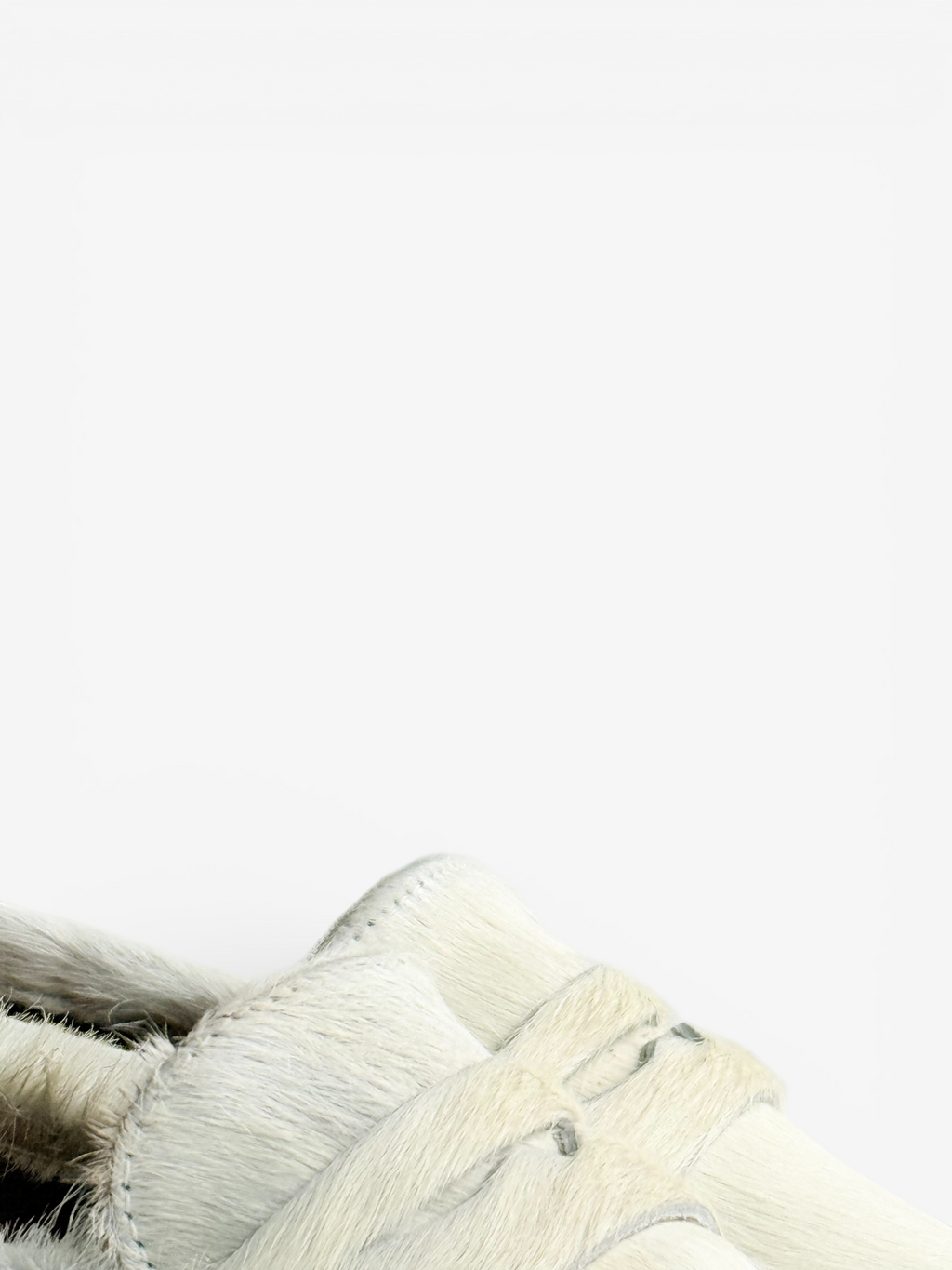 Penny Loafer Chunky - Pelo Vaca Blanco